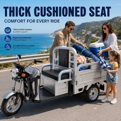 Electric Tricycle Cargo Truck 600W Free Shipping Electric Cargo Trike Orchard