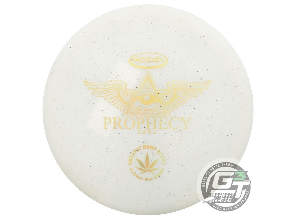 NEW Gateway Diamond Hemp Prophecy 181g White Gold Holo Foil Midrange Golf Disc