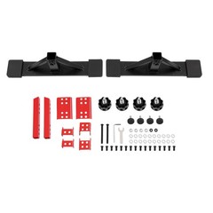 Ultimate Skateboard Rail Grindrail Ramp Kit Adjustable Rainbow Flat Incline Rail