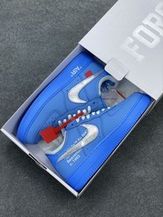 CI1173-400 Off White x Nk A Force 1 Low ’07 MCA University Blue