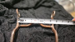 Vintage Vaudry Edge Engraved Western Curb Bit Sweet Iron Mouth Nickel Silver