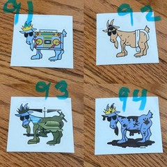 GOAT USA Stickers/ Decals- PICK YOUR STICKERS! CHECK OUT THE LOT! BUY AND SAVE!