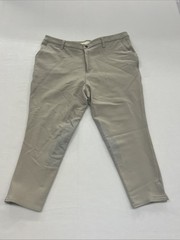 Devon Aire Men’s 42 Knee Patch Breeches Tan Tampa FL USA Vintage Equestrian