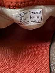 Lands End Women’s Tan/Orange Trekker Hiking Water Trail Shoes – 9