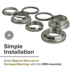 Headset Steering Bearings for Razor Bikes, Scooters, & Go-Karts