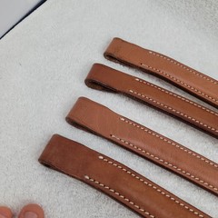 4 Western Headstall Brow Bands 16.5 x 1.13″ Loop 1.13″ Rawhide Embroidered New