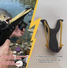 Fishing Slingshot Kit Catapult Reel Set for Outdoor Archery and Hunting Fish