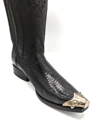 WESTERN COWBOY BOOT TIPS Pair – Silver Engraved Flat Tips CLR OXIDIZED GUN METAL