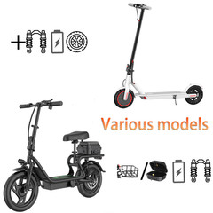 AOVOPRO Foldable Electric Scooter, 350W-800W NO/ Dual Shock Absorber 19/22/31mph