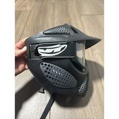 JT Paintball Airsoft Face Mask with Goggles One Size Adjustable Black Sports