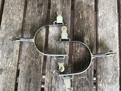 Ladies ROPING SPURS Stainless Steel 1/2” Band Women’s Roper Western AHE 318