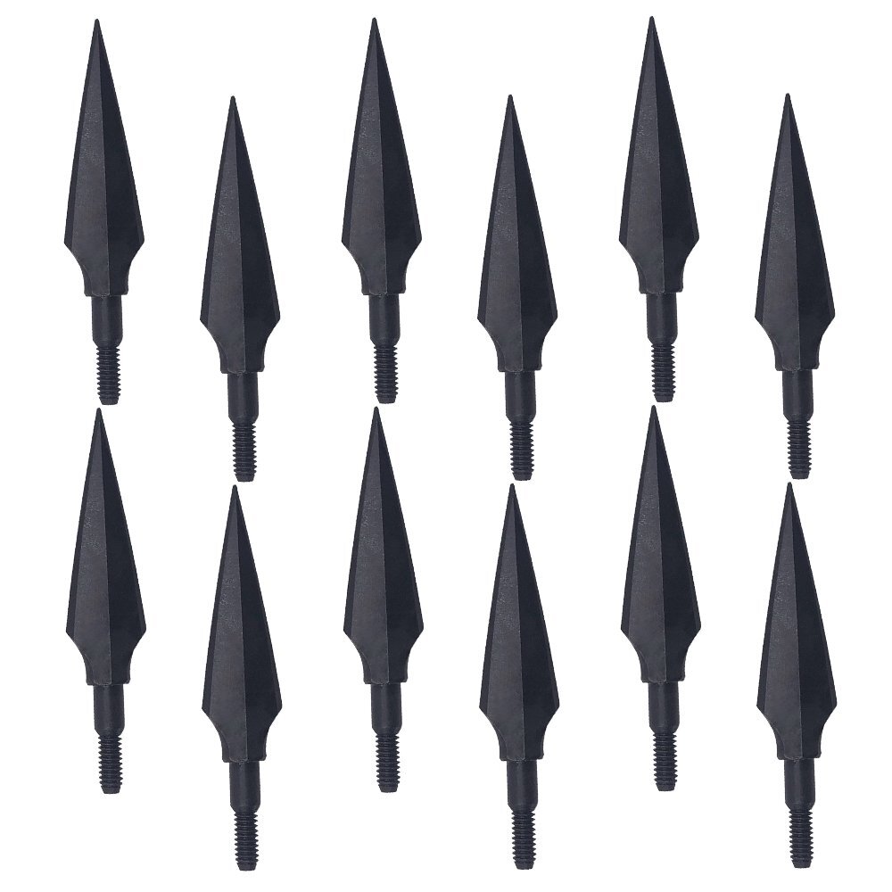 12/24X Traditional Broadheads 150 Grain Archery Arrowhead for Hunting and Target