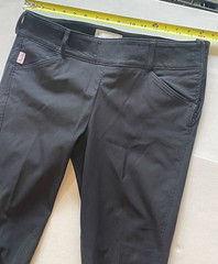 Tailored Sportsman Black English Riding Breeches Full Seat Hunter Jump USA 34×27