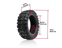 Coolride 90/65-6.5 Tire Off-road Tubeless/Tubular Electric Scooter tire