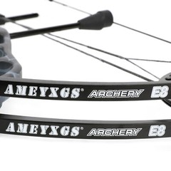 Compound Bow 19-70lbs Adjustable Adult Aluminum Cam 320fps Archery Bow Hunting