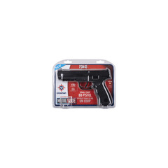 Crosman PSM45 Spring-Powered Single Shot BB Air Pistol, Polymer Frame, Black