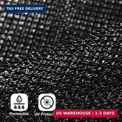 LOVE STORY 6’x 50′ Fence Privacy Screen Outdoor Mesh Fencing Covers Screen Fence