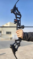 Recurve Bow Fishing Set 40lbs Bowfishing Reel Arrow Archery Straight Bow Hunting