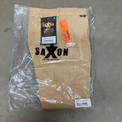 SAXON Kids Adjustable Waist Jodhpurs Beige Unisex Youth Size C8 Horse Riding Pan