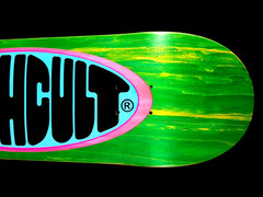 Slushcult Green Logo Fullsize Normal Skateboard 8.5″ Deck Slush Cult