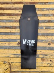Zero Skateboards x Misfits Coffin shape skateboard deck 1st run Limited to 300