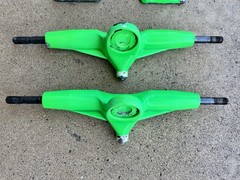 Vintage Gullwing Trucks Skateboard Trucks Phoenix Neon Green OG 80s Used