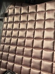 LeMieux Loire Quilted English Saddle Pad Pink Square