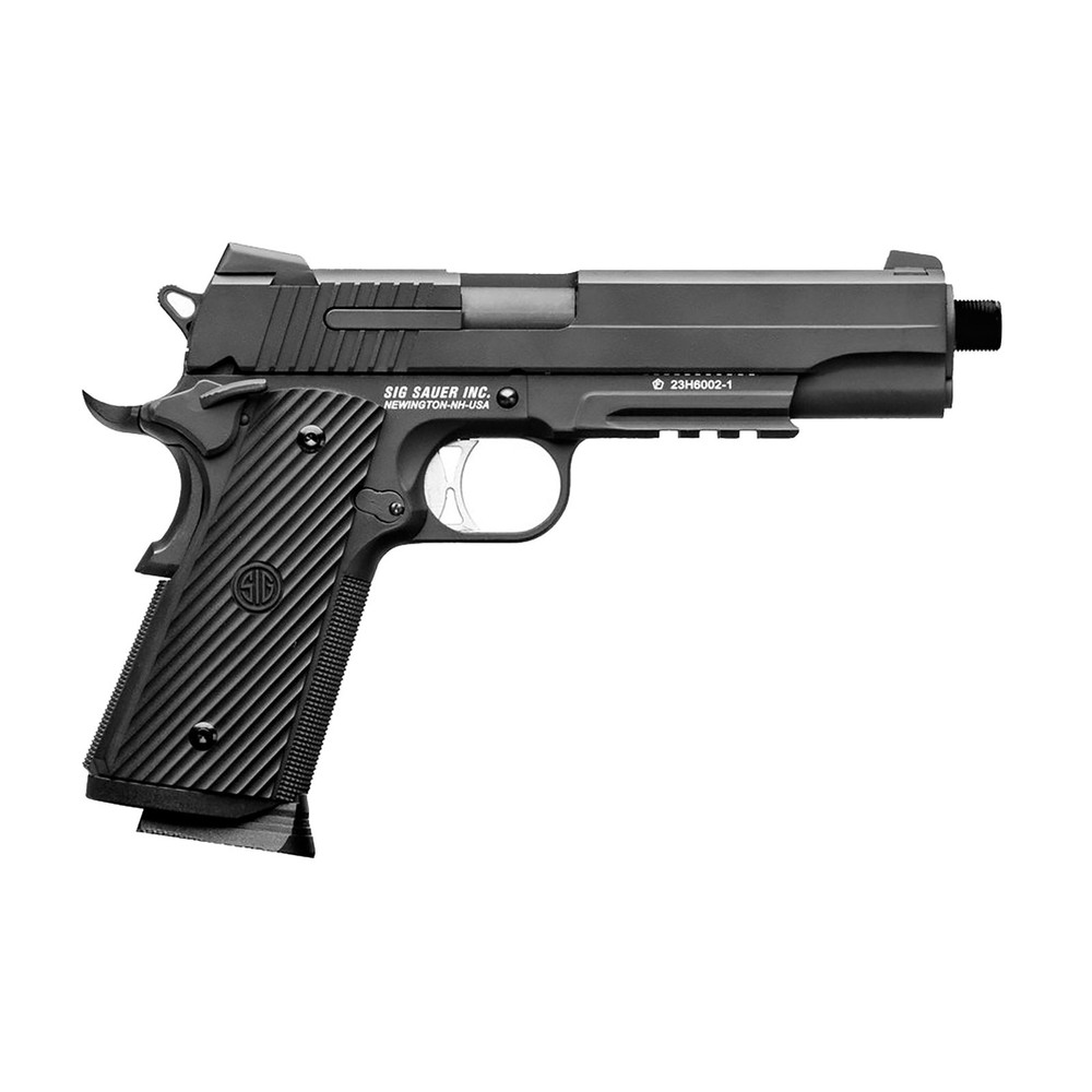 SIG SAUER 1911 Tacops 4.5mm CO2 17rd Black Air Gun (AIR-1911TAC-BB)