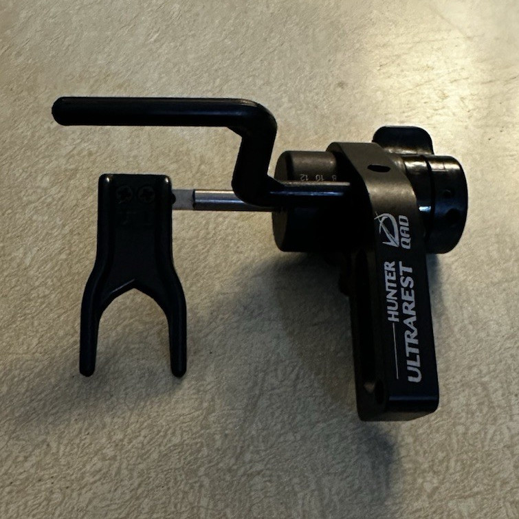 Hunter UltraRest HDX HRD Black Arrow Rest for Compound Bow, left hand