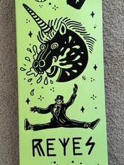 Ryan Reyes TANKED Creature Skateboards glow in the dark sketchy tank used