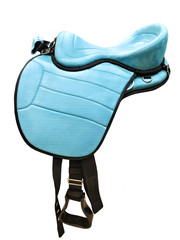 Western Treeless OG Suede Leather Horse Riding Endurance Saddle w Cinch Stirrup