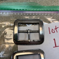 NORTH & JUDD MANUFACTURING CO. Set Of Two Buckles NOS 2 1/4 Across 1.5 Inside