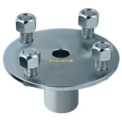 4″ x 4″ Go-Kart Live Axle Hub with 1″ to 3/4″ Step-Down for Gokart, Quad, ATV