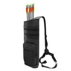 Lightweight Back Arrow Quiver, Holds 22-28 Arrows, Molle System, Adjustable 3…