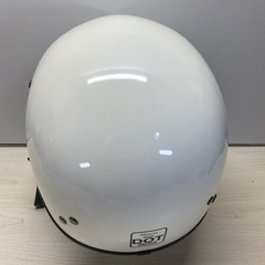 Myamis MH03 S Small White Retro Half Helmet Motorcycle Men Women Adults DOT