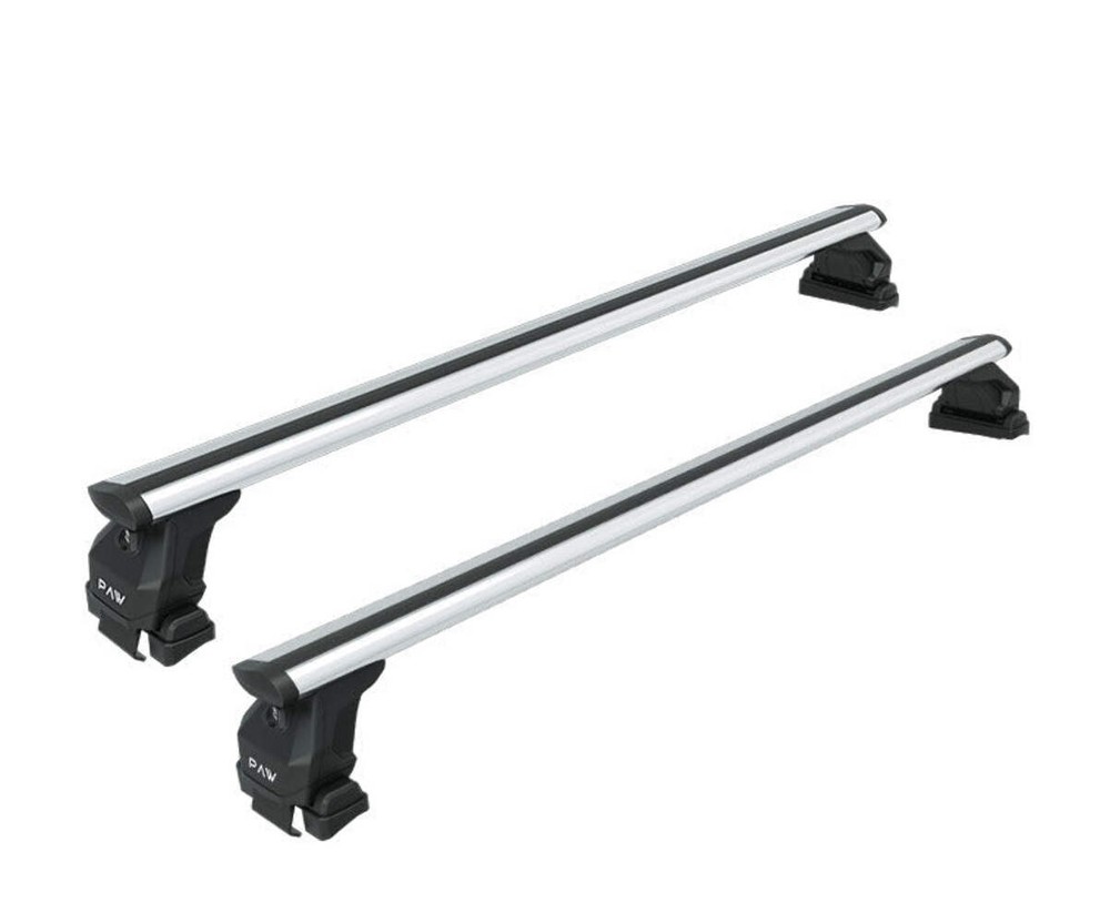 For Volkswagen Golf 5D (MK6) 2008-2012 Roof Rack Cross Bar Normal Roof Alu Silve