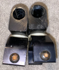 2 1/2» WESTERN STIRRUP TURNERS BLACK ALUMINUM 360 DEGREE