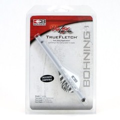 Quick Fletch – 6 Pack Blazer Vanes – White Tiger – Shrink Fletch – True Fletch