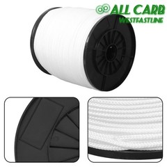 3/8in × 500ft Nylon Solid Braid Rope High UV Abrasion Resistance Industrial