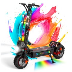 10000w Electric Scooter with Seat 75Miles 55MPH 13″ Foladable Commuting eScooter