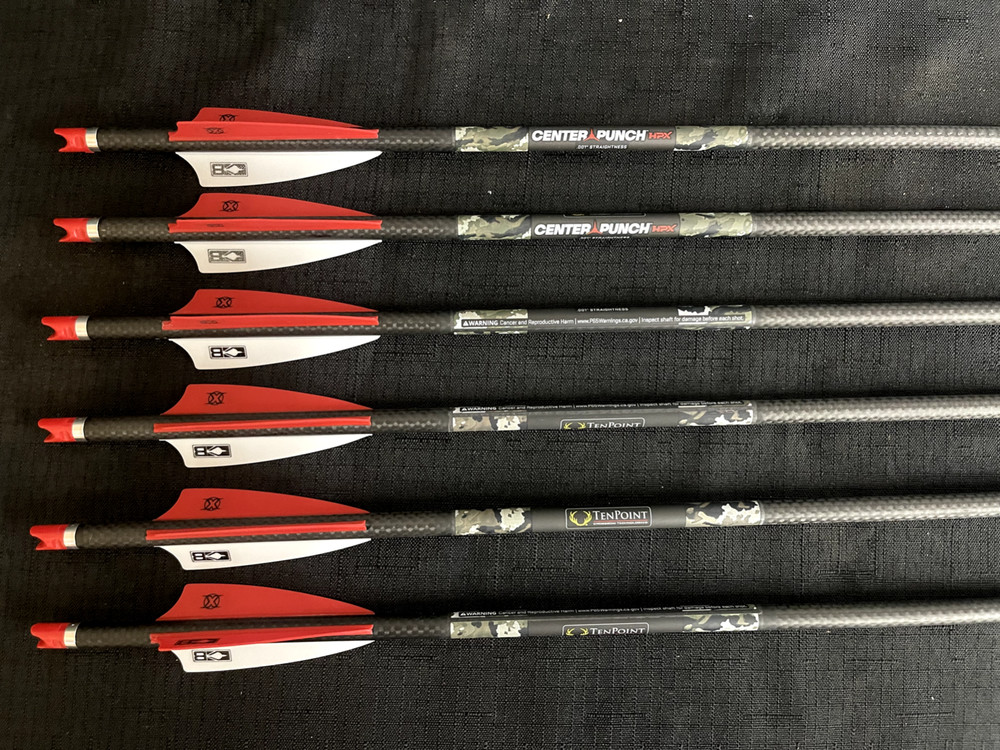 TenPoint CenterPunch HPX Premium 20″ Carbon Arrow 6 Pack BRAND NEW
