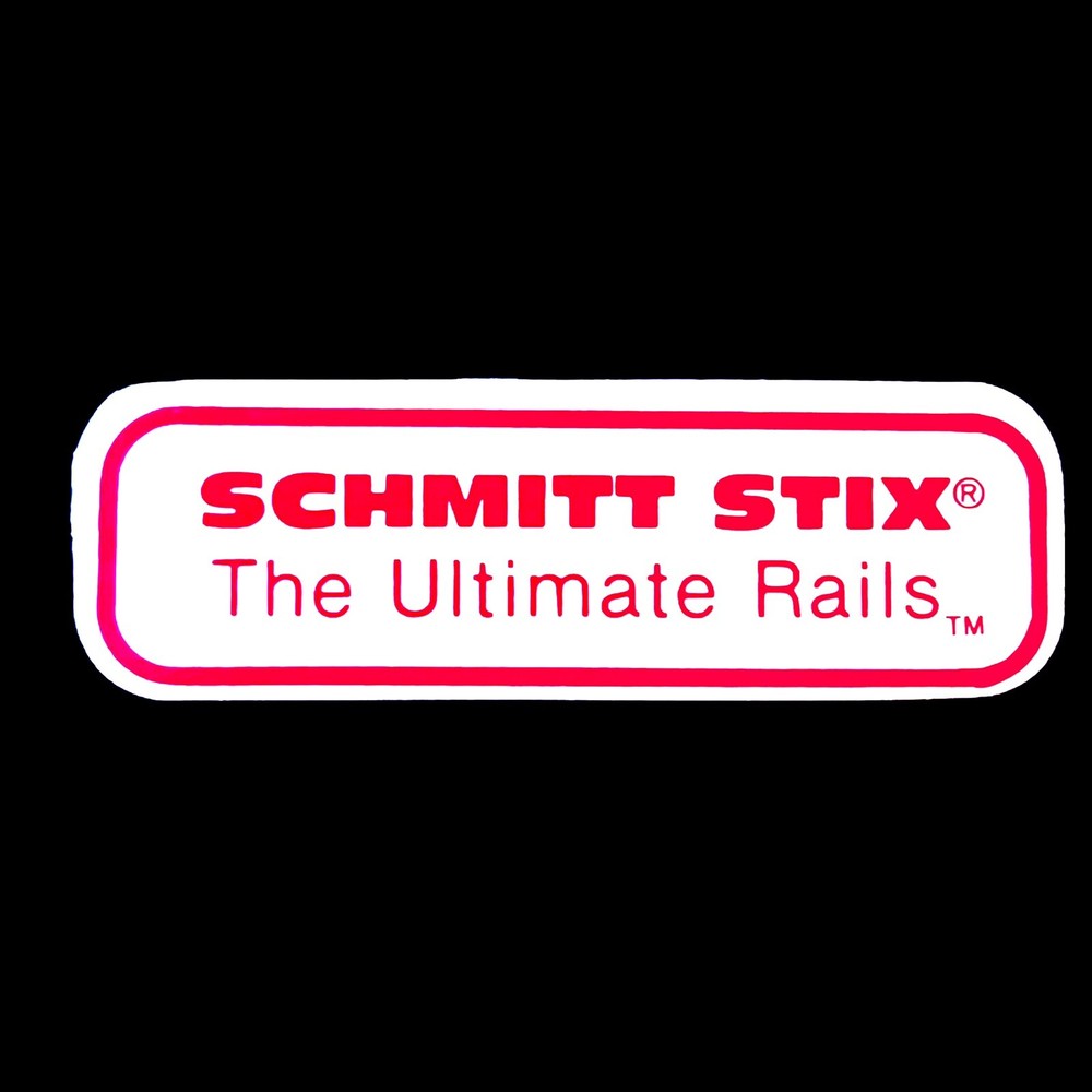 Vintage 1980’s Schmitt Stix Skateboards The Ultimate Rails Sticker