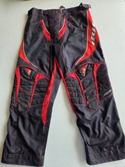 Dye Precision C6 Paintball Pants – Red/Black – Padded Protective Gear