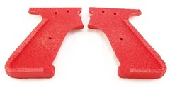 Crosman 2240 Grips Duel Rail Kit Right Hand Ergo Target Grip Picatinny 20mm Red