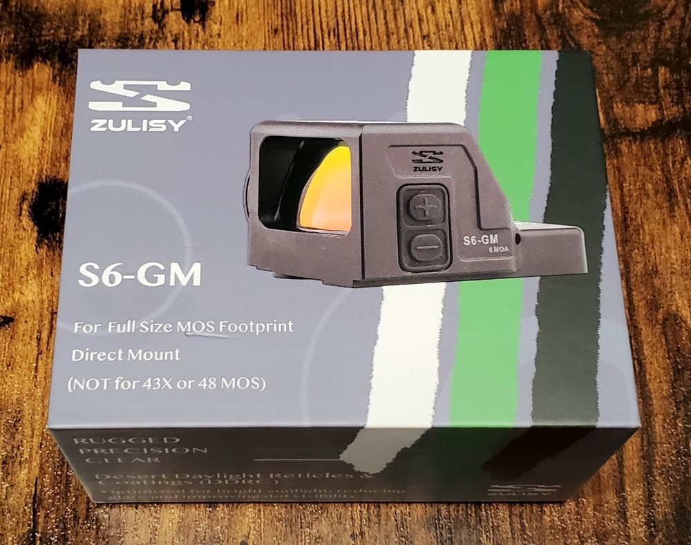 S6-GM 6 MOA Red Dot Sights for Full Size Glock MOS Optics (Brand New)