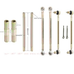 70mm-380mm M10 10mm Tie Rod End Ball Joint Links Kit Racing E-Bike Taotao 125cc