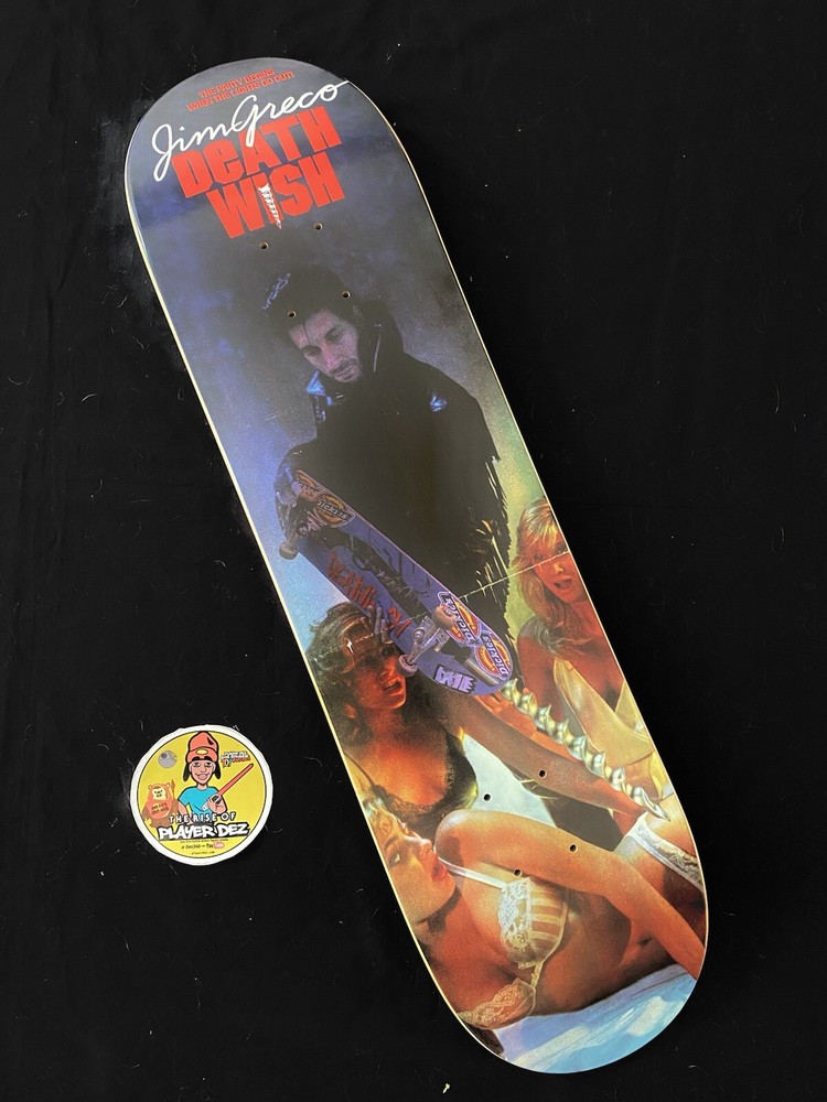 RARE Deathwish Jim Greco Slumber Party Massacre Credo Hammer Skateboard Deck