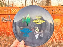 Star Destroyer (One of a Kind) Disc Golf Innova New 176G Rare Air Force #6214