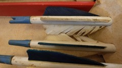 Bear Archery Red Fox Set vintage youth bow 50″ in original box + arrows