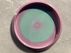 5X McBeth (OOP) ESP Buzzz-Swirly Purple & Green w Gold Holographic Hearts Foil